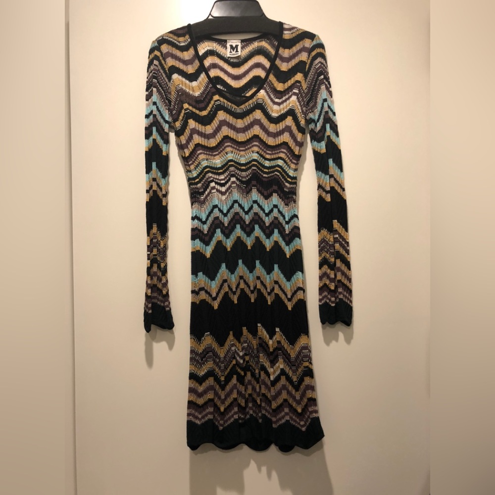 Missoni Knit Long Sleeve Knit Dress SZ: 2 US